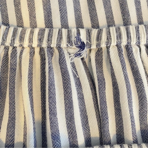 TERRA & SKY Women's plus size 2X Peplum Peasant stripe tunic top - Picture 13 of 13